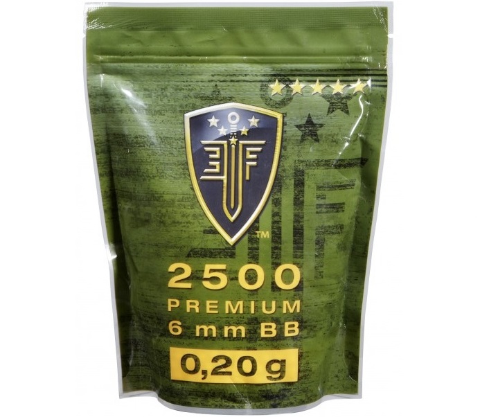 Elite Force PREMIUM Airsoft BB 6mm 0.20 gram content 2500
